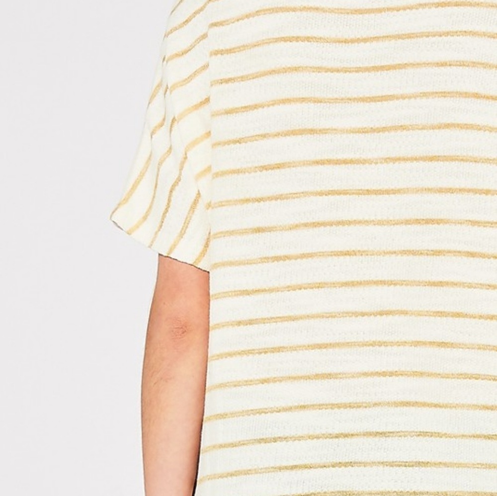 Embroidered Striped Top - Picture 4 of 5